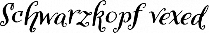 Amoretta Dark Italic Font Preview