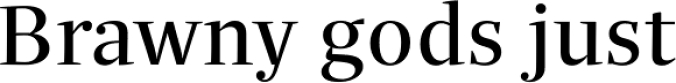 Quercus Serif Font Preview