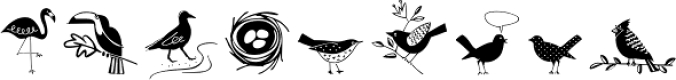Dickybird Doodles font download