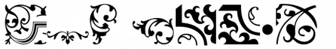 Arabesque Ornaments 2 Font Preview