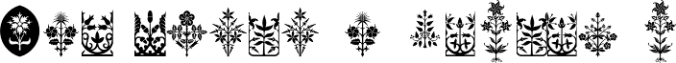 Gothic Herbarium Font Preview