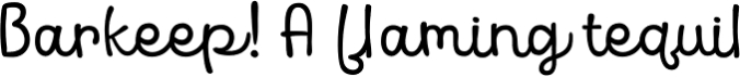 Avaline Script Font Preview