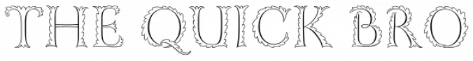 Gill Floriated Capitals Font Preview