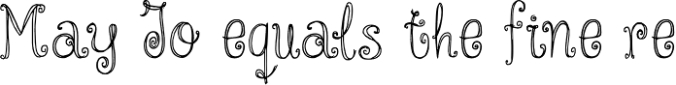 Cinnamon Swirl Font Preview