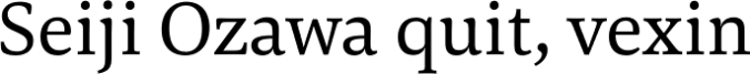 Carrara Font Preview