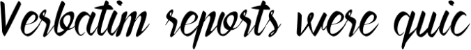 Forever Brush Script Font Preview