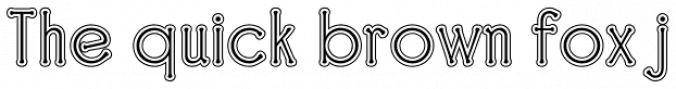 Boott Stitch Font Preview