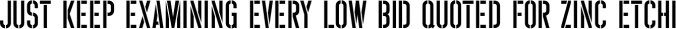 Stovepipe Stencil JNL font download