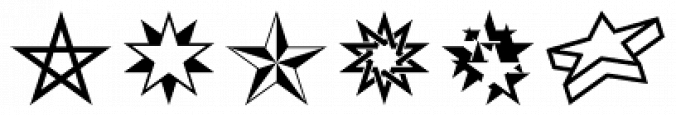 Star Assortment Font Preview