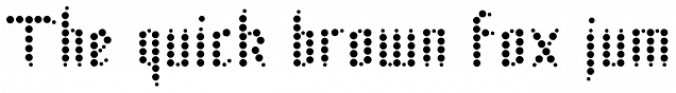 Dot Noir font download