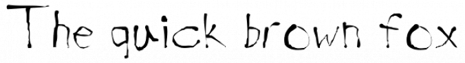 Handwrite Inkblot Font Preview