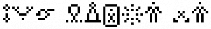 Hein Recueil Symbol Font Preview