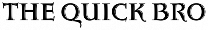 Aquitaine Initials Font Preview