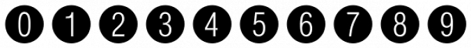 Circle Numbers MF font download