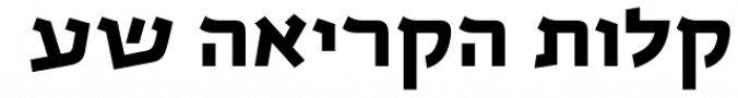 Melach Haaretz MF Font Preview