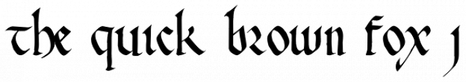 Alt Gothic Font Preview