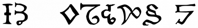 Chaldean Font Preview