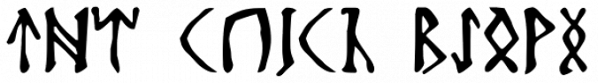Futhark Font Preview