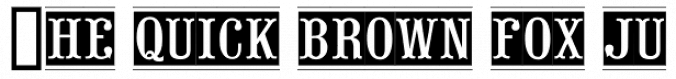 Baraboo Banner Font Preview