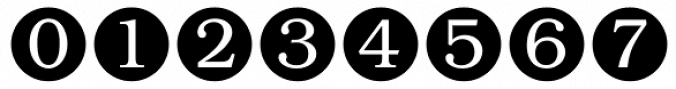 Numerals Font Preview