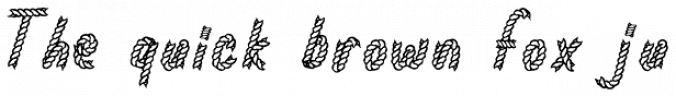 Rodeo Rope Superchunk Font Preview