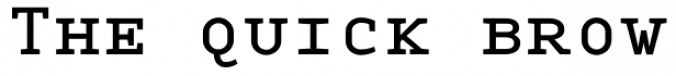 Monox Serif SC Font Preview