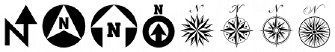 North Arrow Assortment font download