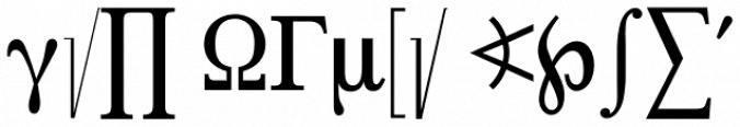 Pi Font No. 2 SB Font Preview