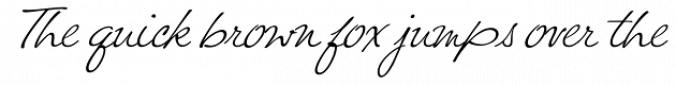 Felicity Script Font Preview