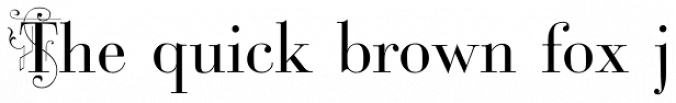 Bodoni Classic Deco Font Preview