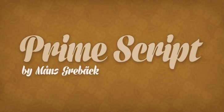 Prime Script font preview