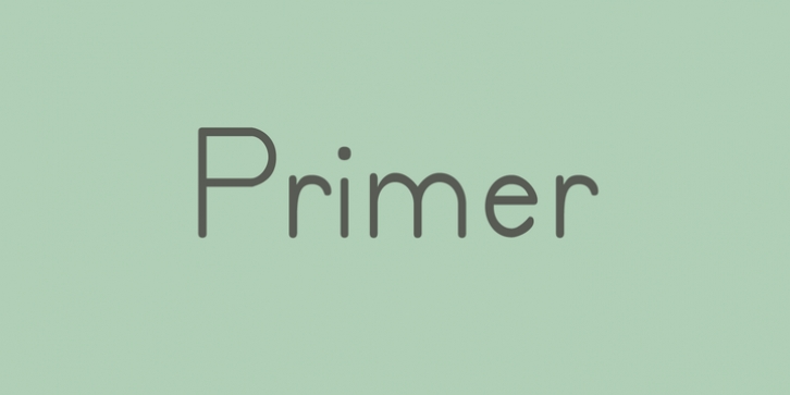 Primer font preview