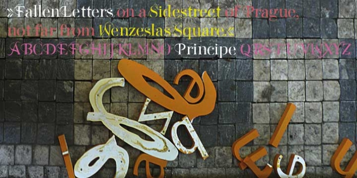 Principe font preview