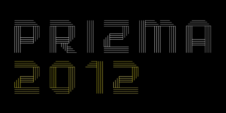 Prizma2012 font preview