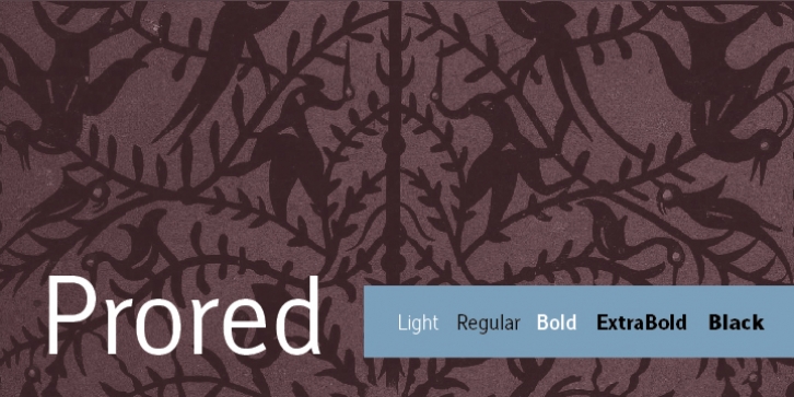 Prored font preview
