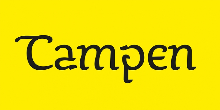 PsCampen font preview