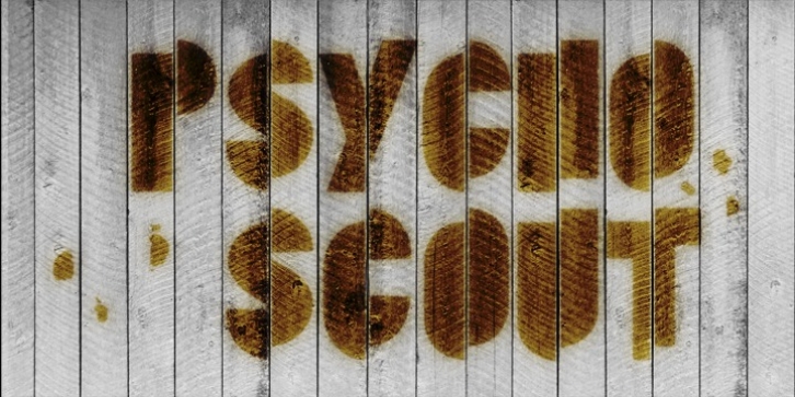 Psychoscout font preview