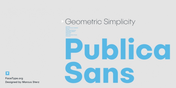 Publica Sans font preview