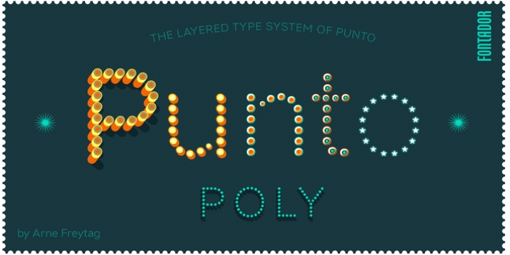 Punto Poly font preview