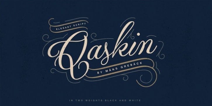 Qaskin font preview