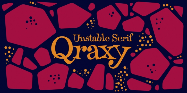 Qraxy font preview