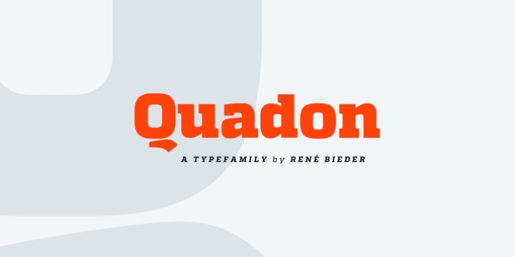 Quadon font preview