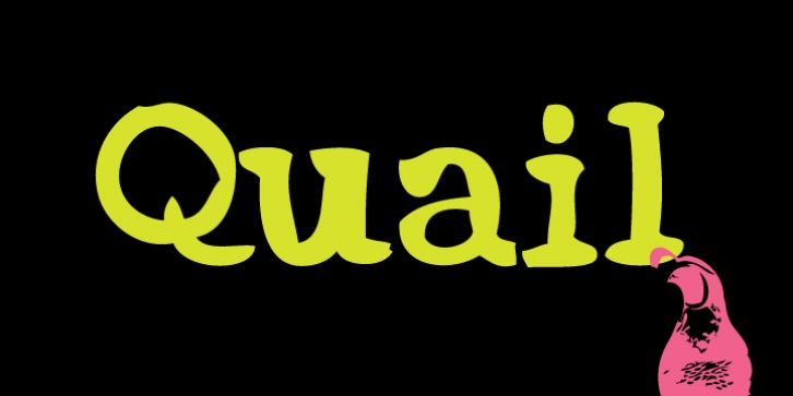 Quail font preview