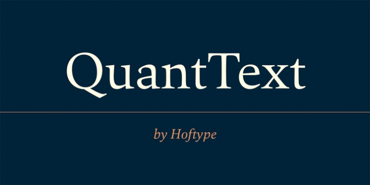 Quant Text font preview