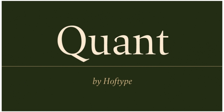 Quant font preview