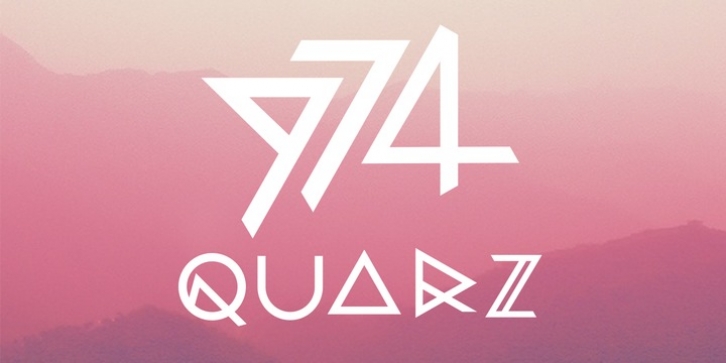 Quarz 974 font preview