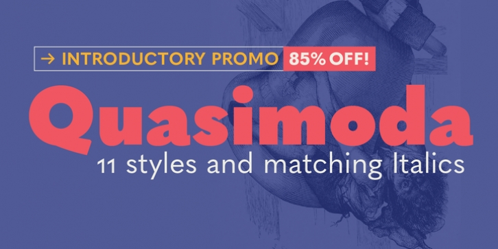 Quasimoda font preview