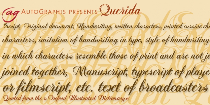 Querida font preview