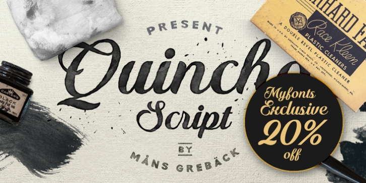 Quincho Script font preview