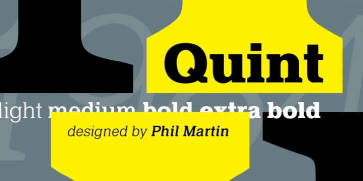 Quint font preview